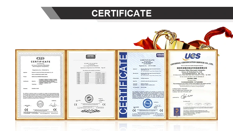 Certificate document preview published in BAOHUA Alibaba.com product listings